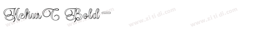 KekurC Bold字体转换